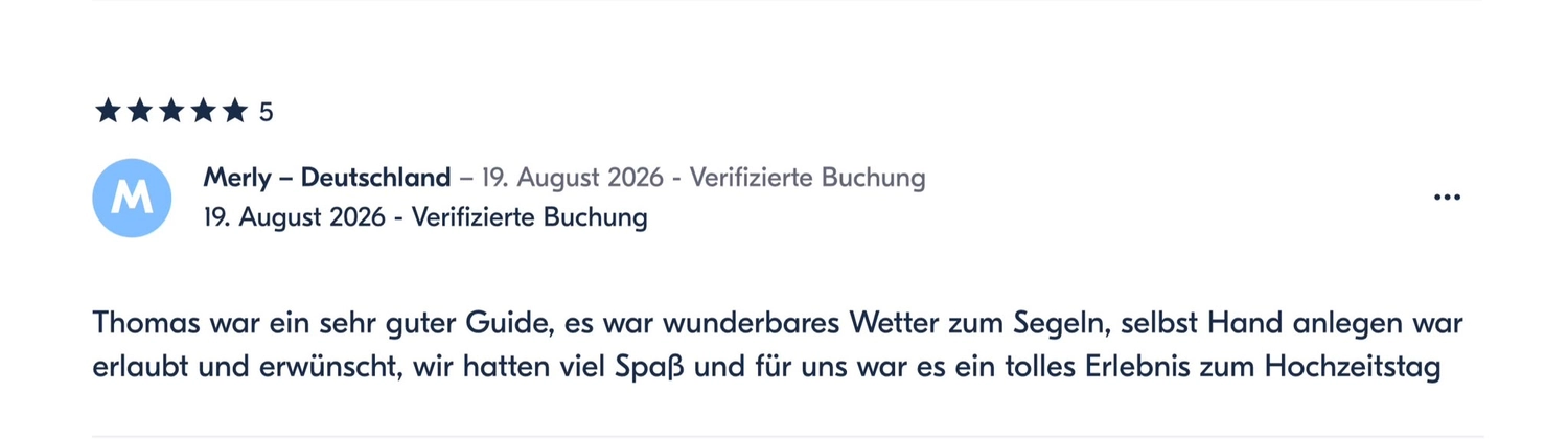 Successful Sailing - Kundenbewertung Bild