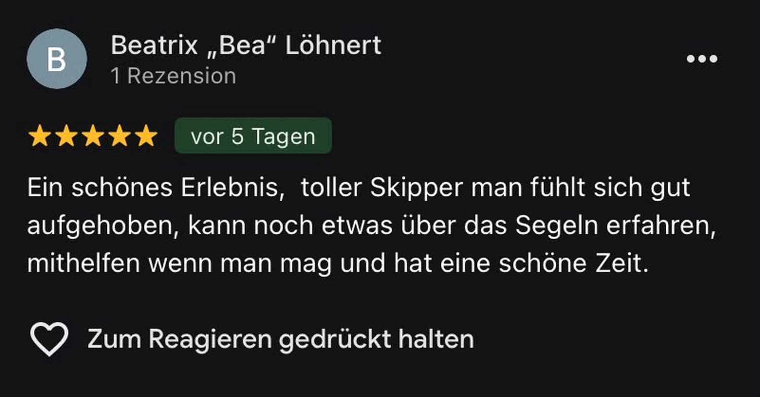 Successful Sailing - Kundenbewertung Bild